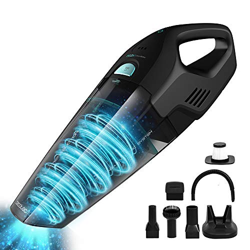 Cecotec Aspirador de Mano Conga Immortal ExtremeSuction 22,2 V Hand. Potente. para sólidos y líquidos. Tecnología ciclónica. Accesorios para casa y Coche. Autonomía de 25 Minutos.