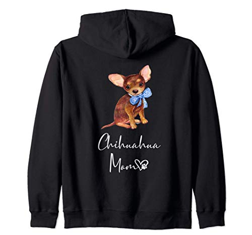 CHIHUAHUA MOM perro regalo de mamá madre CHIHUAHUA Sudadera con Capucha