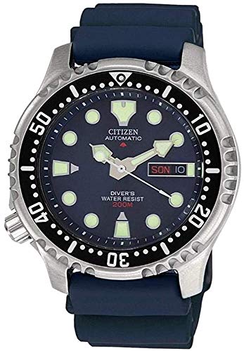 Citizen Reloj Analógico para Hombre de Automático con Correa en Plástico NY0040-17LE