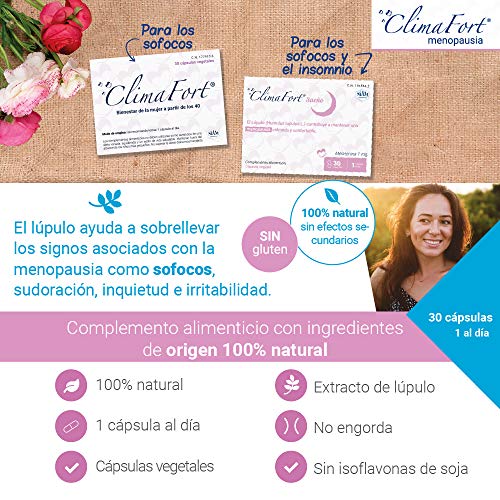 ClimaFort - cápsulas Menopausia - Complemento alimenticio