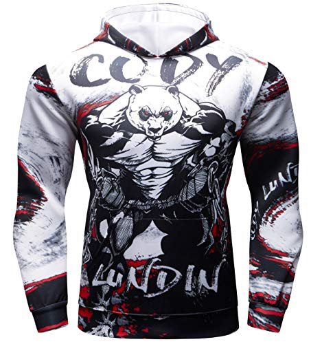 Cody Lundin Hombre Hoodie Deportiva para Chaqueta para Fitness con Varios Estilos Sudadera para Hombre (Color g, XXL)