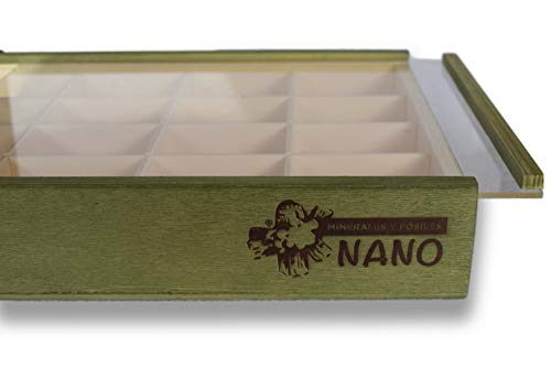 Colección de 20 Minerales del Mundo Premium en Caja de Madera Natural - Minerales Reales educativos de Gran tamaño con Hoja de descripción. Kit Geología para niños