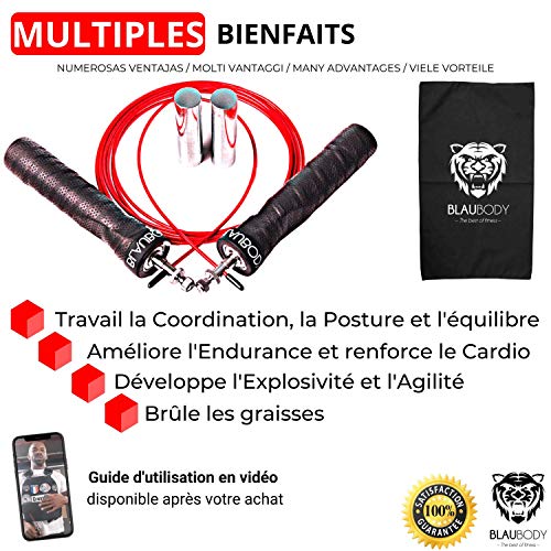 Comba Crossfit Hombre Y Mujer - Comba Velocidad Profesional - Cuerda Para Saltar Boxeo , Fitness, Gimnasio - Speed Rope For Crossfit Alta Velocidad Rapida - Cuerda Boxeo Con Accesorios Ofrecidos