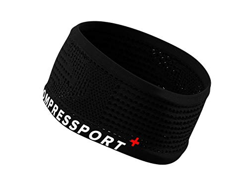 COMPRESSPORT Headband On/Off Cinta, Unisex-Adult, Negro, Talla Unica