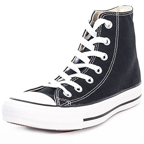 Converse Chuck Taylor All Star Hi Top, Zapatillas Mujer, Negro (Black/White), 38 EU