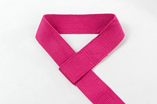 Correa para transportar esterillas de yoga, resistente, Rosa rojo, Talla única