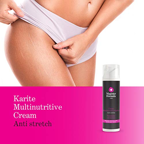 Crema Antiestrías Reafirmante y Multinutritiva 200 ml | Manteca de Karité | Brazos, Piernas, Pecho | Combate estrías del Embarazo, Pubertad y Cambios de Peso | Nutritiva e Hidratante | Mujer y Hombre