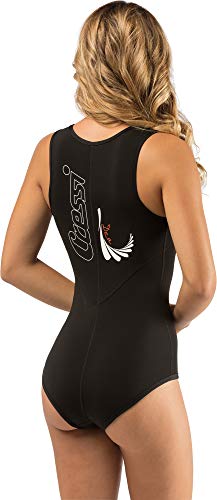 Cressi DEA Swimming - Bañador Neopreno 1mm, Mujer, Negro, M/3