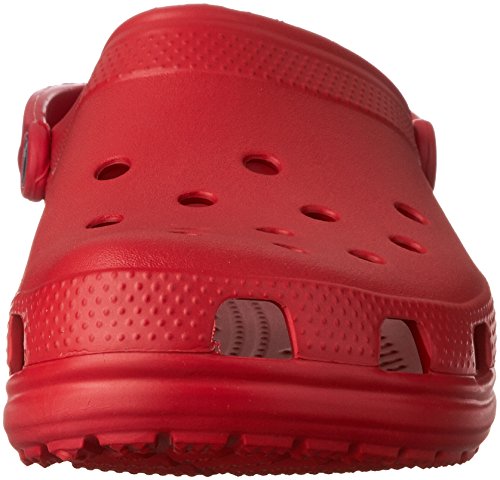 Crocs Classic U, Zuecos con Correa Trasera Unisex Adulto, Rojo Pimiento, 36/37 EU