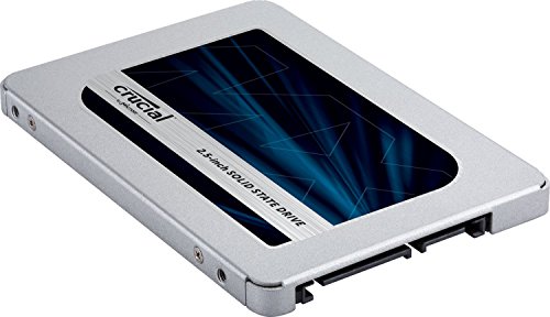 Crucial MX500 1TB CT1000MX500SSD1 Unidad interna de estado sólido-hasta 560 MB/s (3D NAND, SATA, 2.5 Pulgadas)