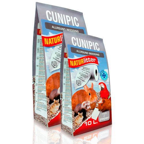 Cunipic Naturlitter - Lecho ecológico de papel, 10 litros