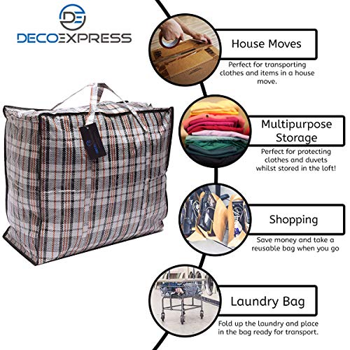 DECO EXPRESS Bolsa Almacenamiento Juguetes Fundas Ropa (Envase de 5 Bolsos)