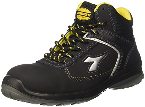 Diadora - D-blitz Hi S3, zapatos de trabajo Unisex adulto, Negro (Nero), 48 EU