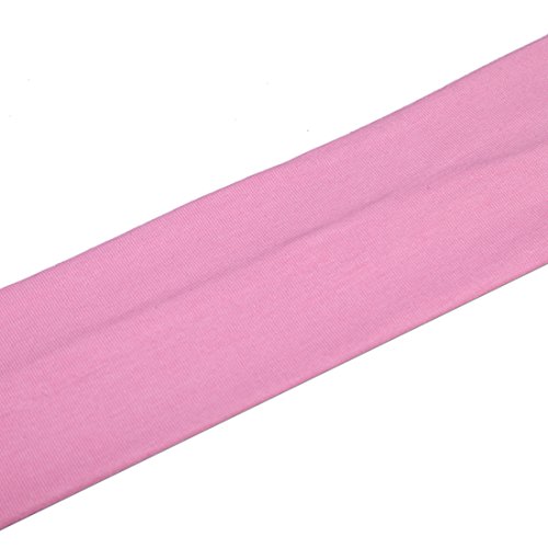 DoGeek-10 Piezas Estiramiento Elástico Cintas de Pelo Yoga Diademas de Algodón para Adolescentes, Niñas y Mujeres (10 pcs-Pure)