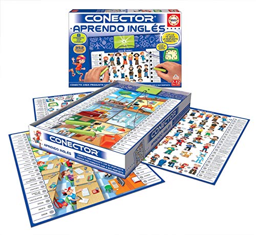 Educa- Aprendo Inglés Juego Connector para Niños, Multicolor (17206)