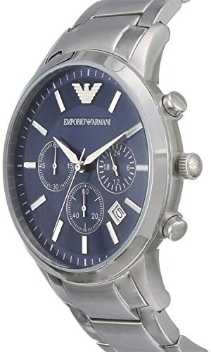 Emporio Armani Reloj Cronógrafo para Hombre de Cuarzo con Correa en Acero Inoxidable AR2448