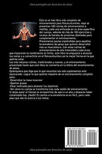 ENTRENAMIENTO COMPLETO Para FISICOCULTURISMO: RUTINAS INCREIBLES PARA DESARROLLAR LOS MUSCULOS, DEFINIR La MUSCULATURA Y MAS