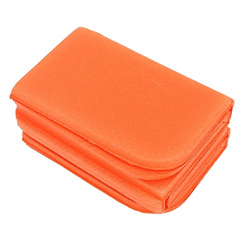 Estera Espuma Plegable Colchoneta de Asiento Estera de Silla Impermeable Estera picnic ( Color : Naranja )