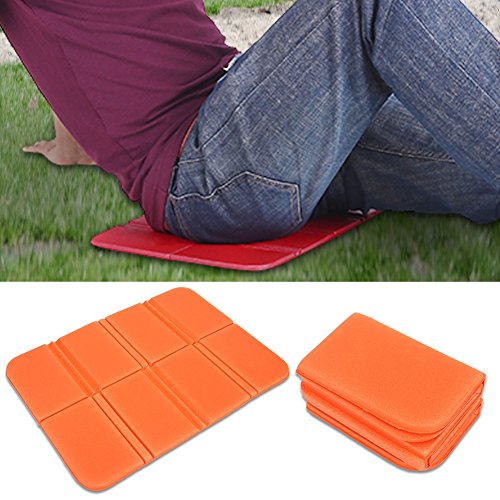 Estera Espuma Plegable Colchoneta de Asiento Estera de Silla Impermeable Estera picnic ( Color : Naranja )