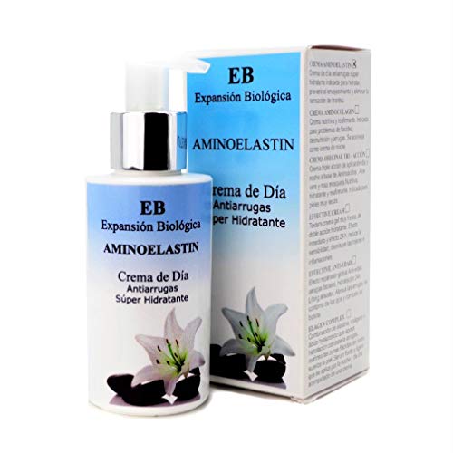 EXPANSION BIOLOGICA Crema Antiarrugas Hidratante de Día Antiedad y Antiestrías | Ingredientes Naturales Sin Parabenos y con 25 aminoácidos | Crema de Día Aminoelastin