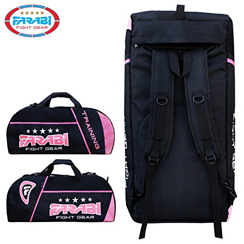 Farabi Fitness Fitness Fitness Fitness - Bolsa de Deporte MMA, Color Rosa