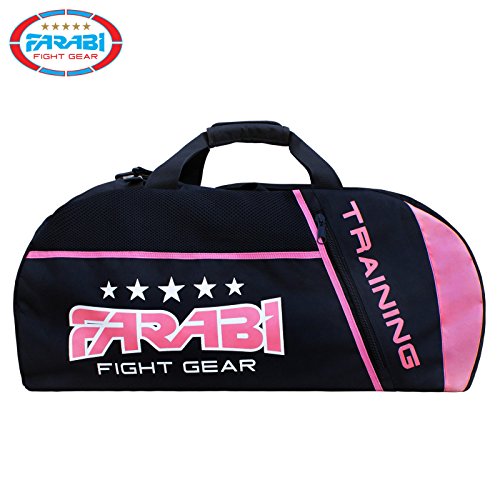 Farabi Fitness Fitness Fitness Fitness - Bolsa de Deporte MMA, Color Rosa