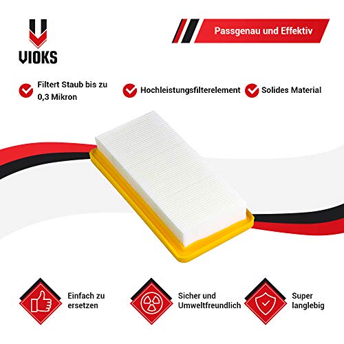 Filtro Hepa plano plano para aspiradora Kärcher DS5200 DS5800 DS6 DS5600 con filtro de agua, repuesto para filtro de aire 6.414-631.0