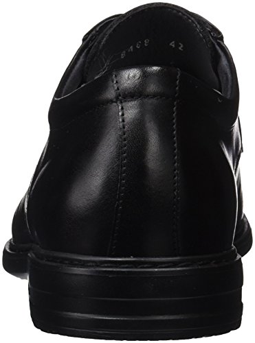 Fluchos Simon, Zapatos de Cordones Derby para Hombre, Negro (Negro 000), 40 EU