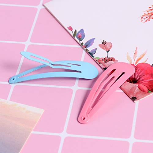 Frcolor 100pcs 1.93 "100 Piezas Pinza De Pelo Niñas Horquillas De Pelo Infantiles Clips Para El Pelo