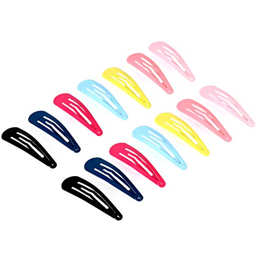 Frcolor 100pcs 1.93 "100 Piezas Pinza De Pelo Niñas Horquillas De Pelo Infantiles Clips Para El Pelo