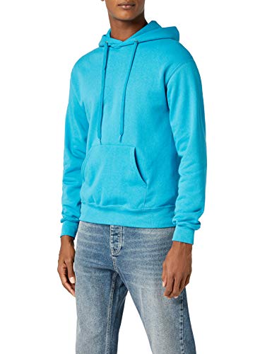 Fruit of the Loom SS026M, Sudadera con capucha Para Hombre, Azul (Azzurro), Medium