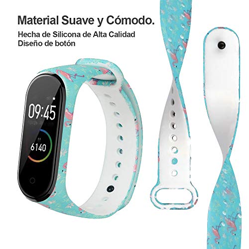 G-Color Correa Xiaomi mi band 3/4, 8 Colores, Correa de Silicona Blando, Impermeable y Ajustable, Pulsera/Banda/Brazalete de Reemplazo para Xiaomi mi band 4/3 [Compatible con Xiaomi Mi Smart Band 4]