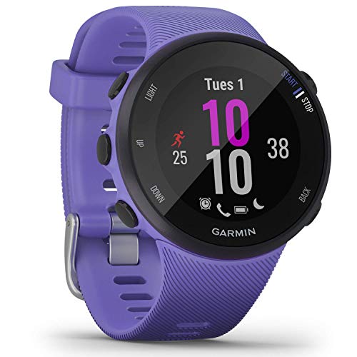 Garmin Forerunner 45 S/P - Reloj Multisport con GPS, Tecnología Pulsómetro Integrado, color Morado