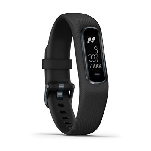 Garmin Vivosmart 4 Pulsera de Actividad, Adultos Unisex, Negro, Talla S/M