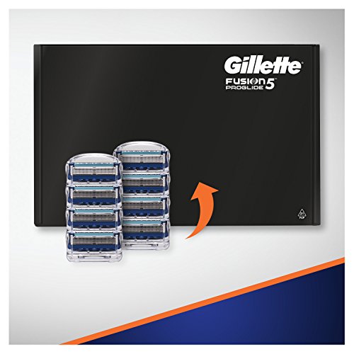 Gillette Fusion 5 ProGlide Cuchillas de Afeitar Hombre con Tecnología FlexBall, Paquete de 14 Cuchillas de Recambio