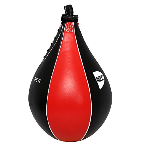 Green Hill Peretta Veloce Best Pera Boxe, Pugilato Speed Ball, Logo Plata, Talla única Adulto