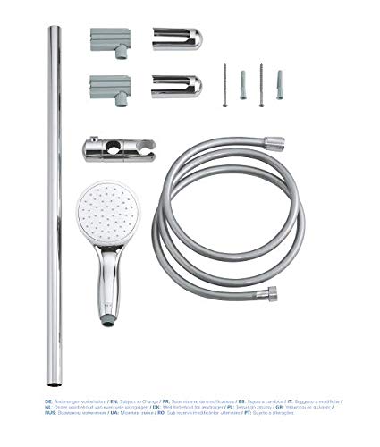 Grohe Tempesta - Conjunto de teleducha (1 chorro)y barra de ducha 600mm (Ref. 27853001)