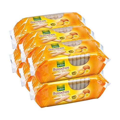 Gullón - Bizcochos de huevo, 2.400 g, Pack de 6