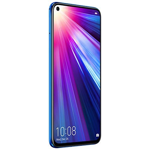 Honor View 20 - Smartphone (Pantalla de 6,4’’, cámara trasera 48 MP, cámara frontal 25 MP, 6GB RAM, 128 GB, batería 4000mAh) + Honor Cover, color Azul [Versión Española, Exclusivo Amazon]