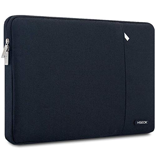 Hseok Funda Blanda Maletín Impermeable para Ordenador Portátil, Estilo Elegante Bolsa Protectora, Ideal por 15,6 Pulgadas DELL/Ausu/Acer/HP/Toshiba/Lenovo, Color Negro/Gris/Gris Oscuro/Rosa