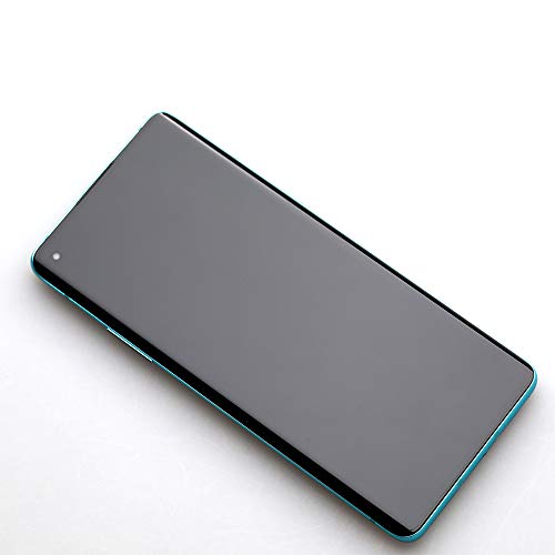 Ibywind Protector de Pantalla para OnePlus 8 Pro [2 Piezas],con Protector de Lente de Cámara,Atrás Pegatina Protectora Fibra de Carbono,[Admite la función de Huella Digital]