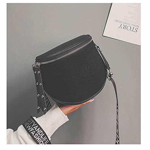 Indumentaria Femenina Pequeño Bolsas De Mensajero, Señora Hombro del Bolso del Cubo Bolsas Crossbody La Bolsa De Asas del Bolso Las Hembras Semicírculo De Una Silla,Gris