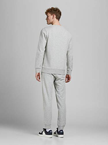 Jack & Jones Jjigordon Jjshark Sweat Pants Viy Noos Pantalones de Deporte, Gris (Melange Gris Claro Melange Gris Claro), W (Tamaño del Fabricante: L) para Hombre