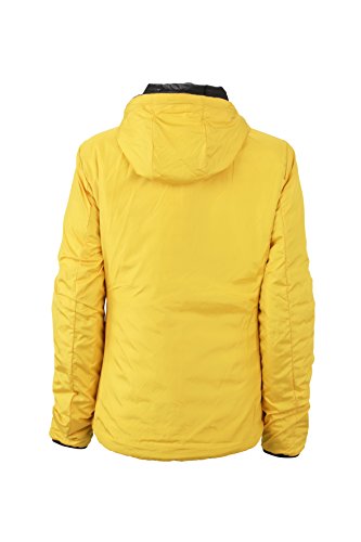 James & Nicholson – Lightweight Jacket Chaqueta, Mujer, Lightweight Jacket, Negro/Amarillo, L