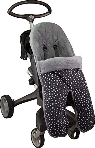 JANABEBE Saco para Stokke, cam cubo, Quiny mood (WINTER SKY, POLAR)