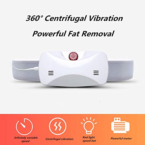 JINQI Vibración Entrenadores Estimulador Cinturón De Tonificación Muscular con Programas De Velocidad Infinitamente Variable Masajeador Corporal para Músculo Abdominal