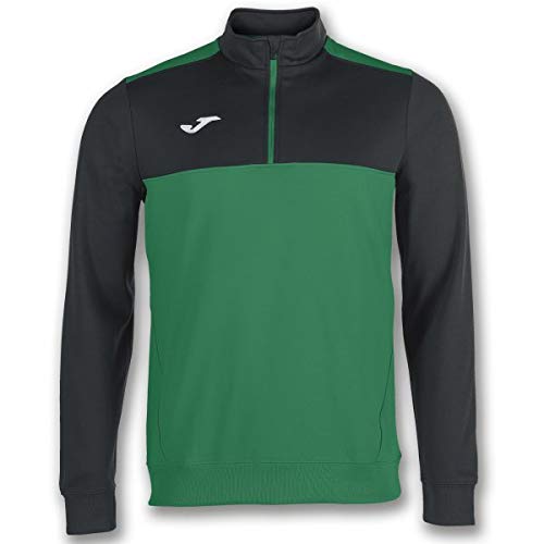 Joma Winner Sudadera, Hombre, Verde/Negro, M