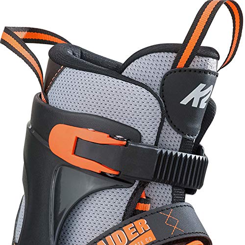 K2 Skate Raider- Patines, color: negro naranja, 29-34 EU