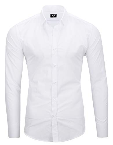 Kayhan Hombre Camisa, TwoFace als Uni Classic/White M