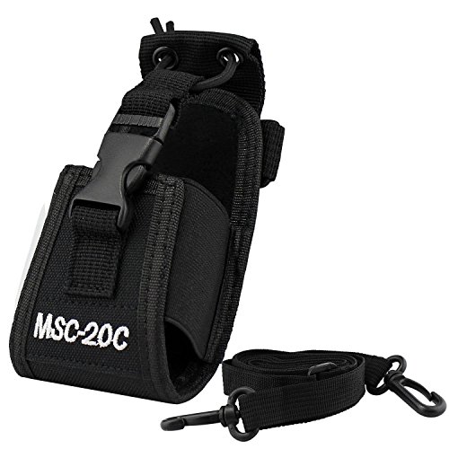 KEESIN Multi Funktions Etui Funda Halter für GPS-Telefon Motorola Kenwood Midland ICOM Yaesu BaoFeng Zwei Wege Radio Walkie Talkie Holster (20C-2Pcs)